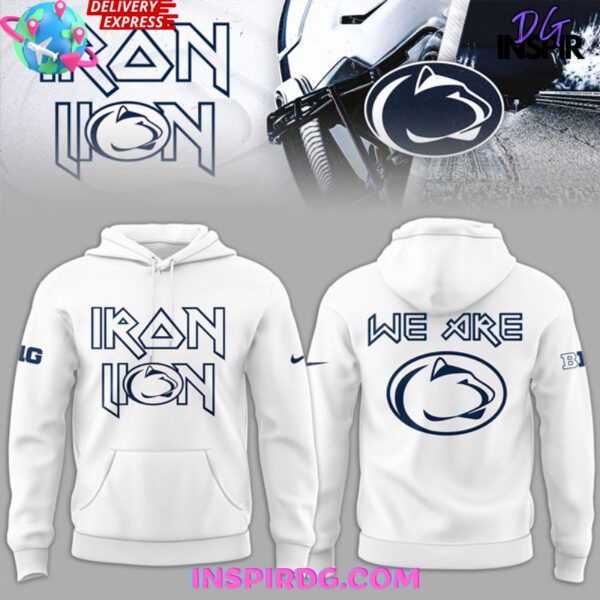 Penn State Nittany Lions x Iron Lion Nike White Hoodie
