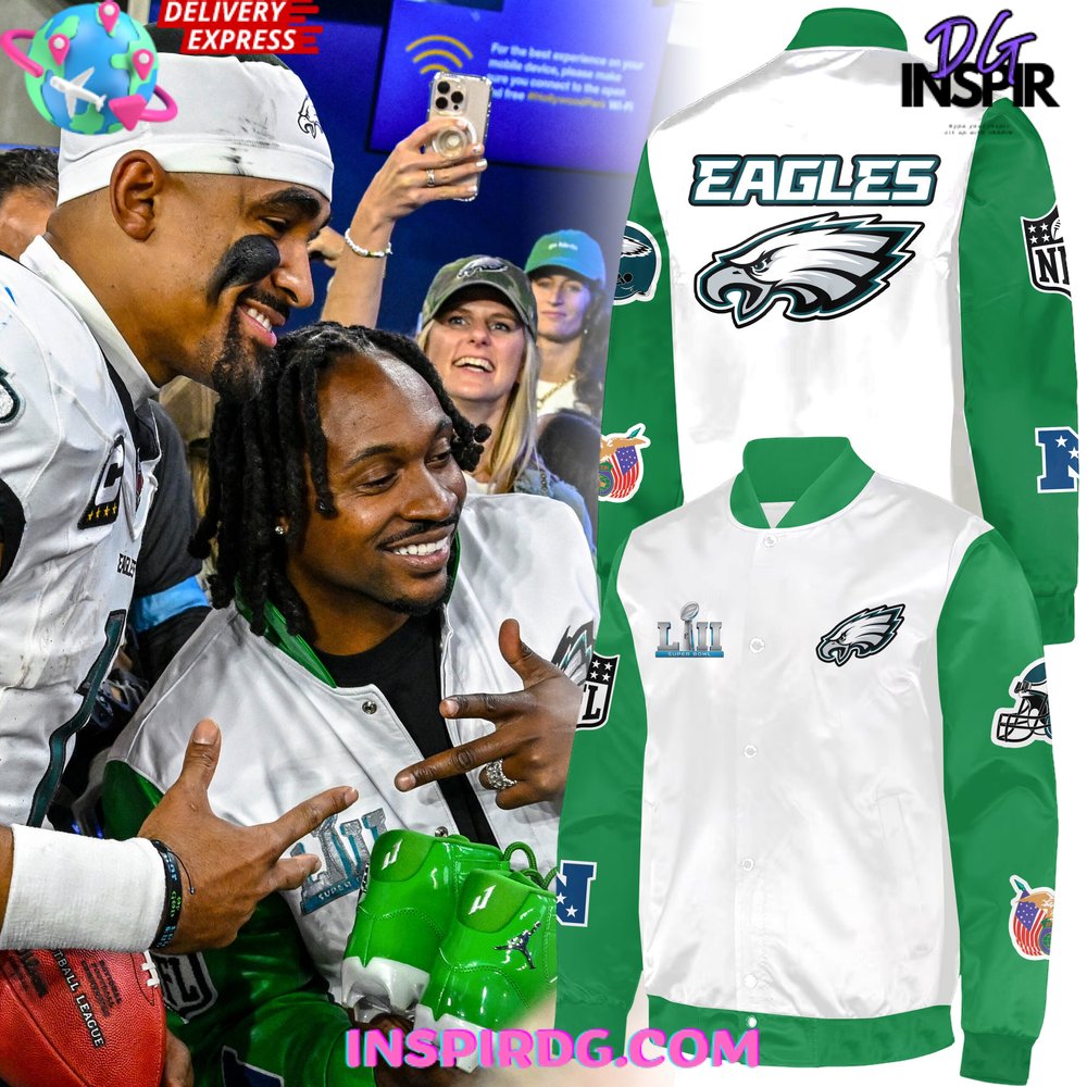 Philadelphia deals Eagles Superbowl LII bomber jacket