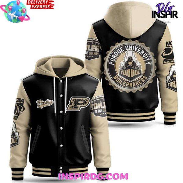 Purdue Boilermakers In The Stands Limited Hooded Varsity Jacket