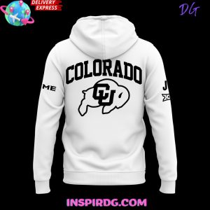 Colorado Buffaloes Coach Prime XII Special White Hoodie