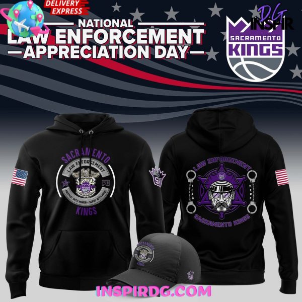 Sacramento Kings Law Enforcement Appreciation Special Hoodie