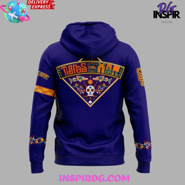 San Jose Sharks Tigres Del Mar Edition Blue Hoodie