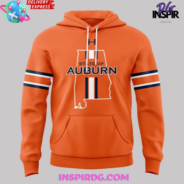 State of Auburn Tigers Football Orange Hoodie