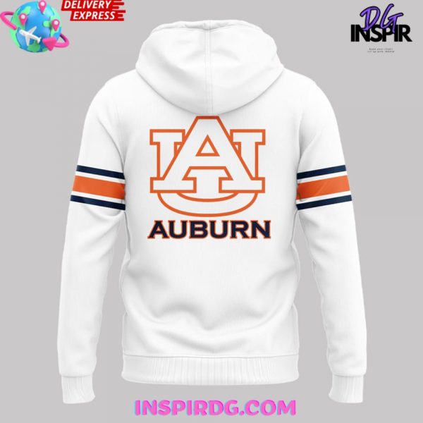 State of Auburn Tigers Football White Hoodie