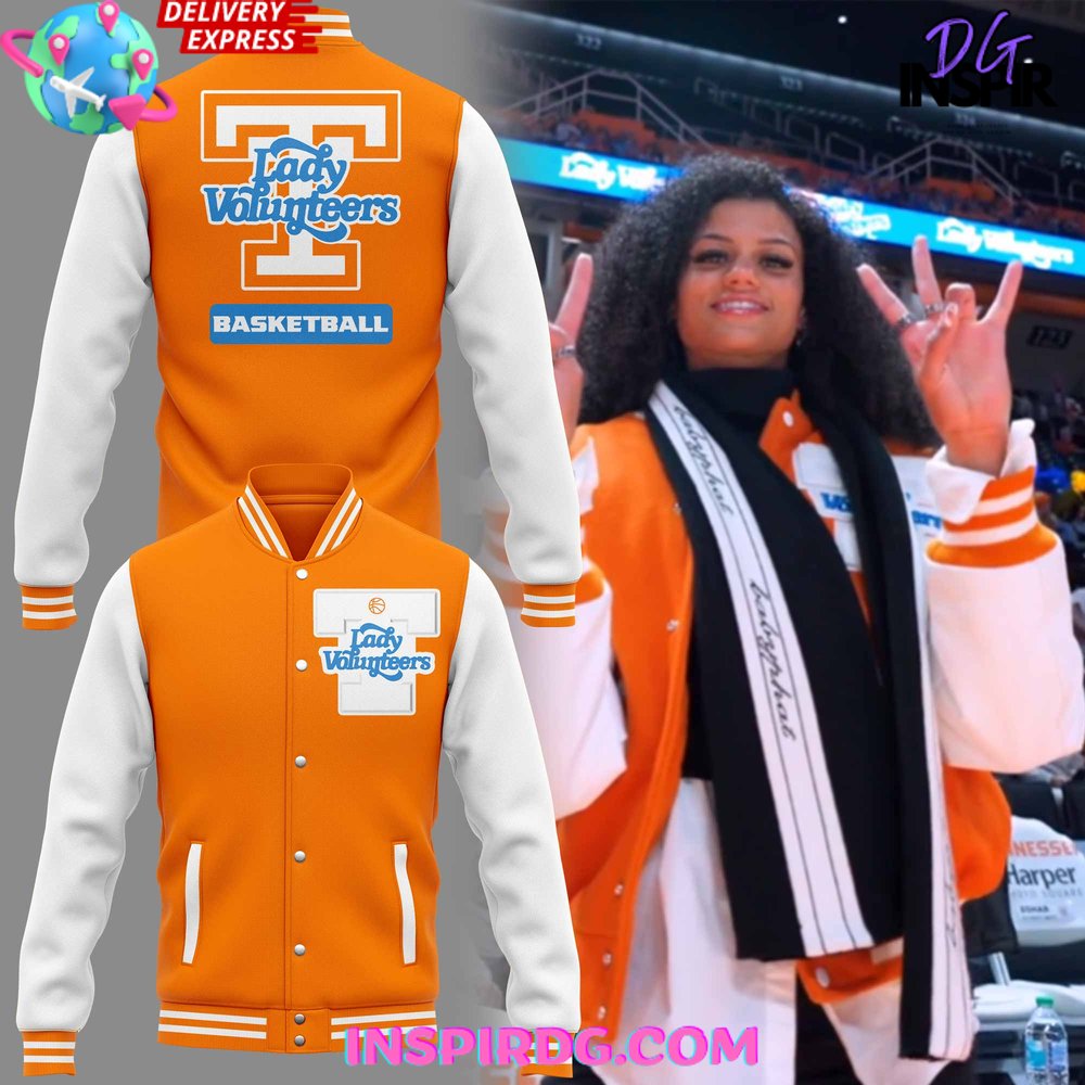 Orange varsity jacket sale