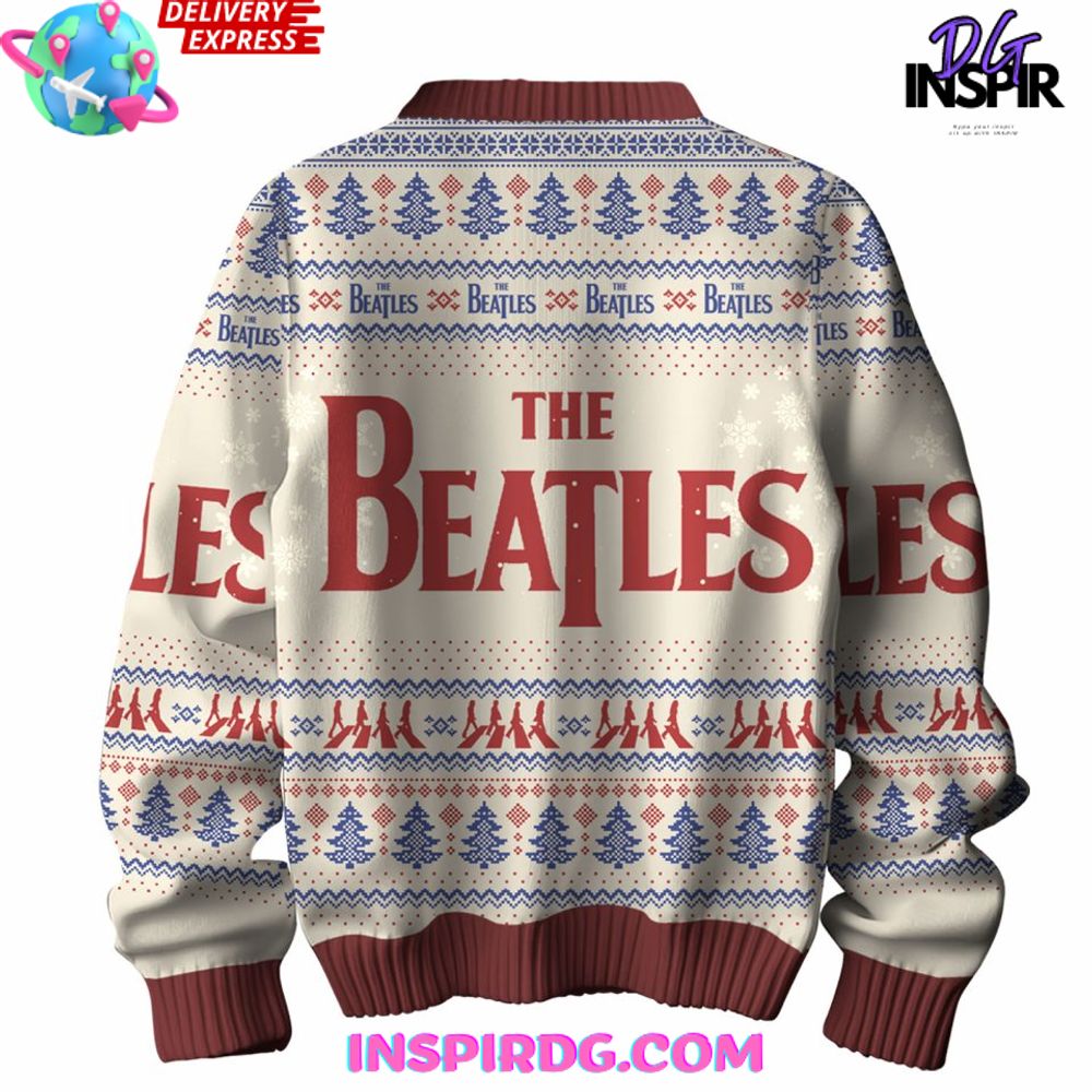 The Beatles Christmas Special Ugly Sweater InspirDG