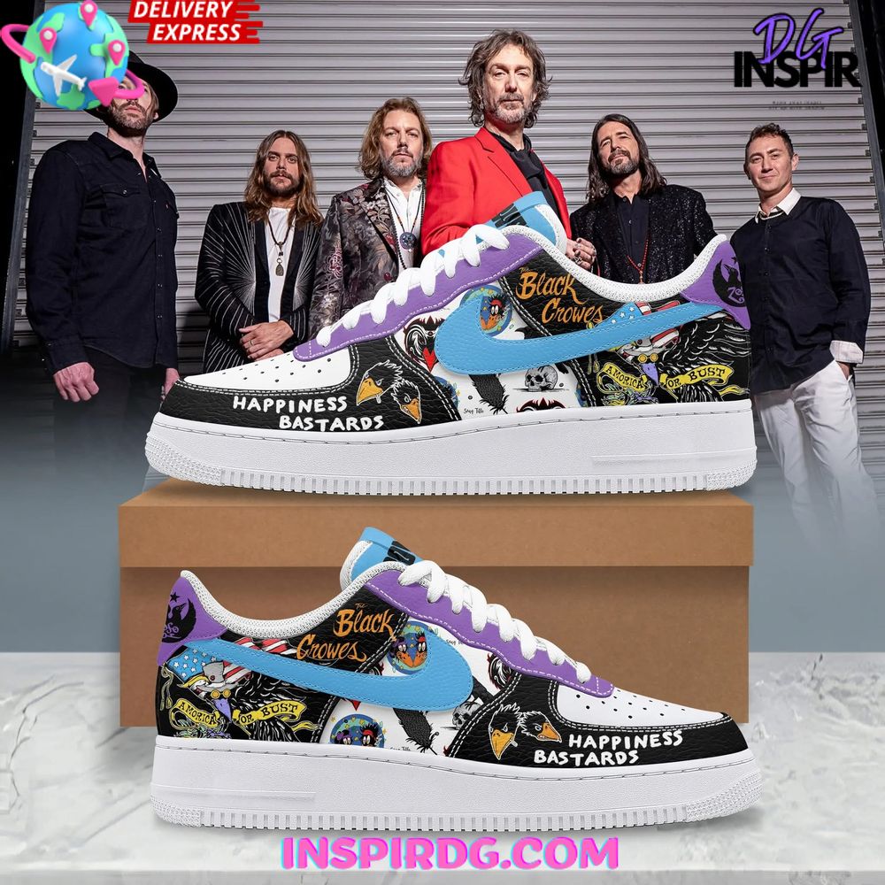 The Black Crowes Happiness Bastards Limited Edition Nike Air Force 1 The Black Crowes Happiness Bastards Limited Edition Nike Air Force 1