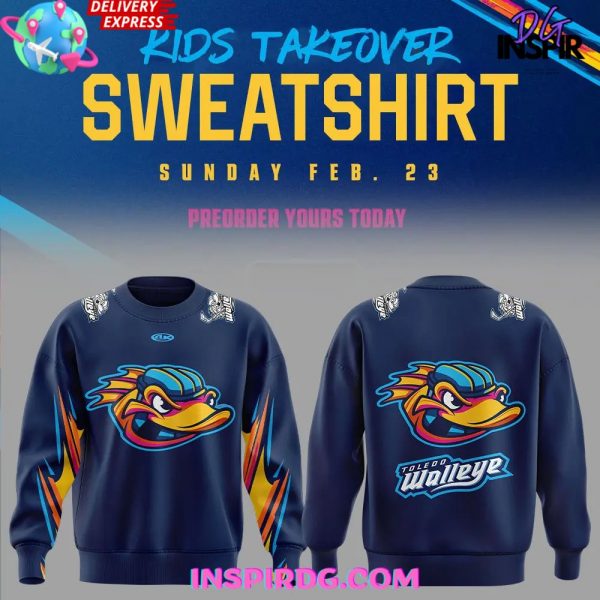 Toledo Walleye Kids Takeover Special Sweatshirt