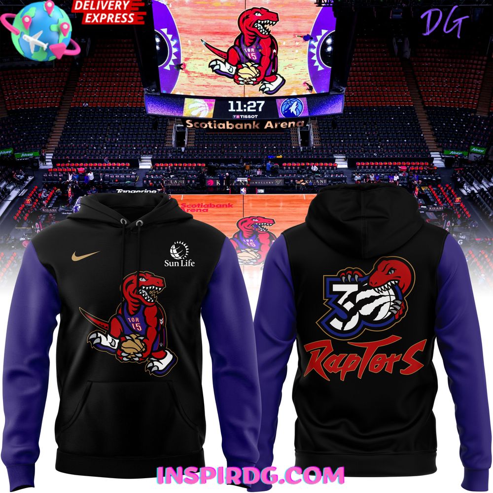 Toronto Raptors 30th Anniversary Limited Hoodie Toronto Raptors 30th Anniversary Limited Hoodie