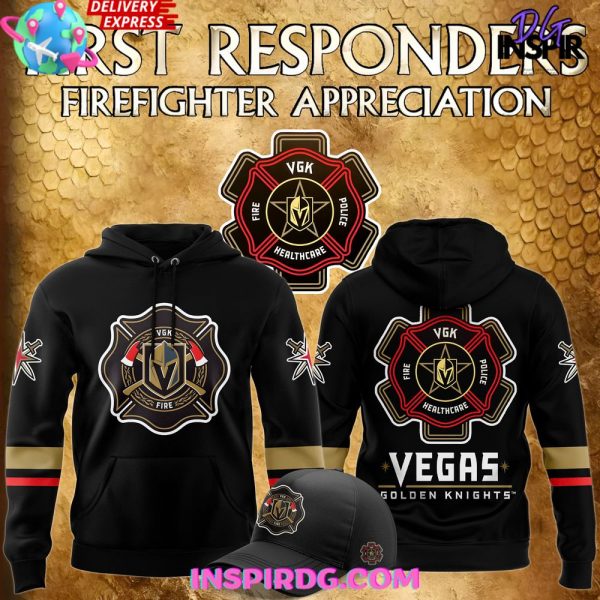 Vegas Golden Knights Firefighter Appreciation Night 2024 Hoodie