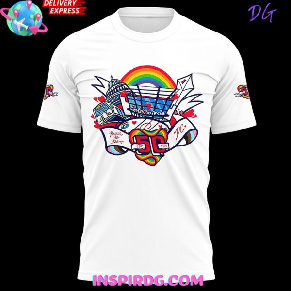 Washington Capitals Pride Night 2025 White T-Shirt