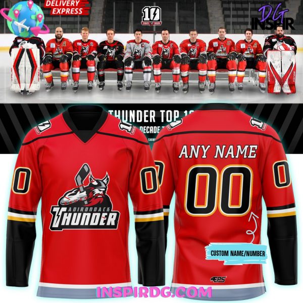 Wichita Thunder 10th Anniversary Special Hockey Jersey