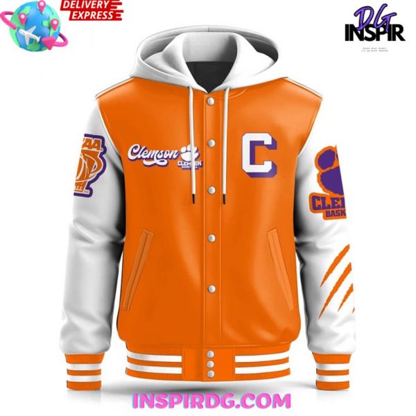 Clemson Tigers Basketball Limited Hooded Varsity Jacket