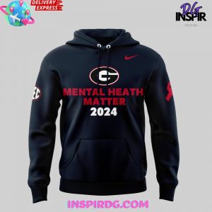 Georgia Bulldogs Mental Health Matter 2024 Hoodie