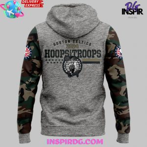 Boston Celtics Hoops For Troops 2024 Hoodie