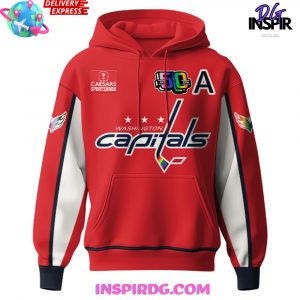 Washington Capitals 50th Anniversary Pride Edition Hoodie