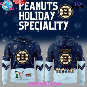 Boston Bruins Peanuts Holiday Specialty Hoodie