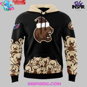 Hershey Bears Christmas Holiday Special Black Hoodie