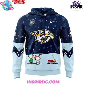 Nashville Predators Peanuts Holiday Speciality Hoodie