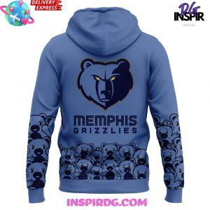 Memphis Grizzlies Teddy Bear Special Edition Blue Hoodie
