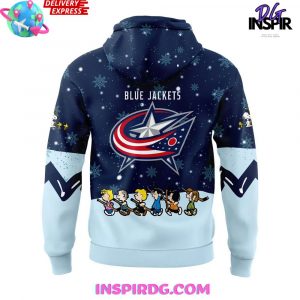 Columbus Blue Jackets Peanuts Holiday Speciality Hoodie