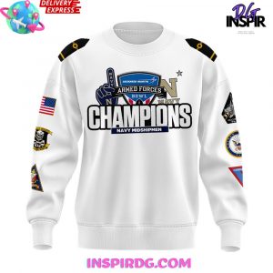 Navy Midshipmen Armed Forces Bowl Champions 2024 Sweatshirt