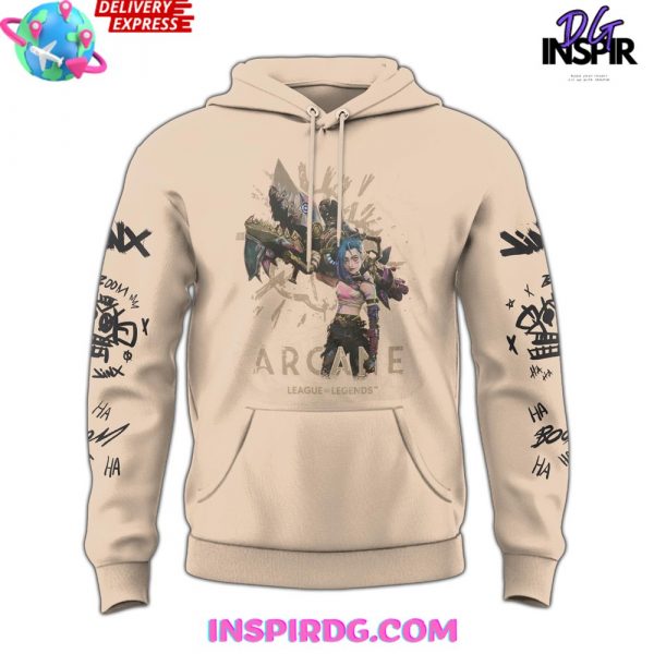 Arcane League of Legends Jinx Vi Special Hoodie