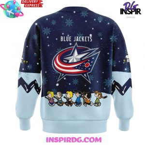 Columbus Blue Jackets Peanuts Holiday Speciality Sweatshirt