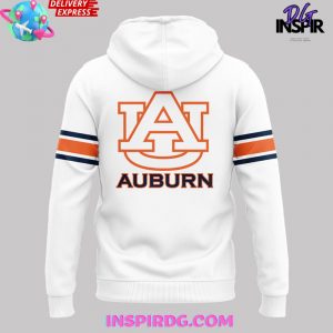 State of Auburn Tigers Football White Hoodie