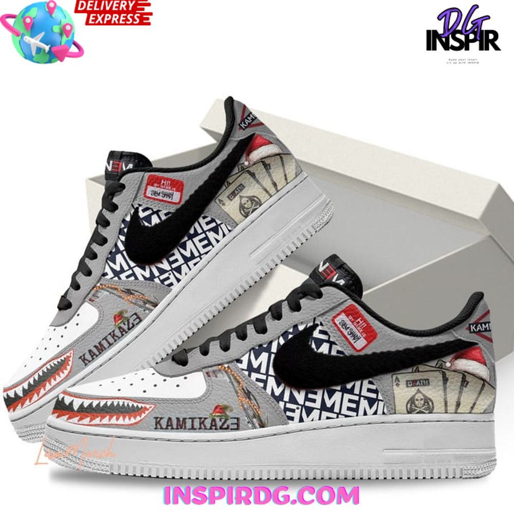 Eminem Kamikaze Christmas Limited Edition Nike Air Force 1 Eminem Kamikaze Christmas Limited Edition Nike Air Force 1