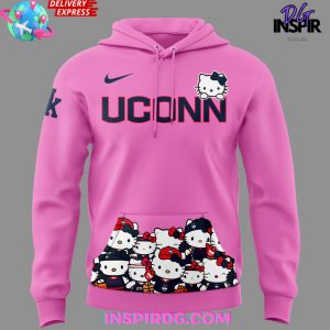 UConn Women’s Basketball x Hello Kitty Night Pink Hoodie
