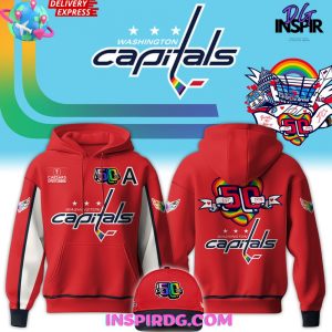Washington Capitals 50th Anniversary Pride Edition Hoodie