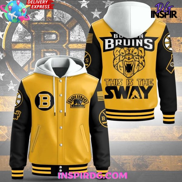 Boston Bruins Sway Special Edition Hooded Varsity Jacket