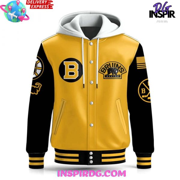 Boston Bruins Sway Special Edition Hooded Varsity Jacket