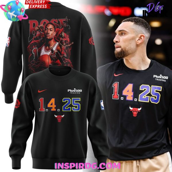Derrick Rose 1.4.25 Chicago Bulls Sweatshirt