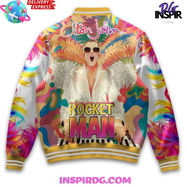 Elton John Rocket Man Limited Varsity Jacket