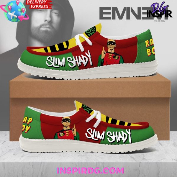 Eminem Slim Shady Rap Boy Limited Hey Dude Shoes