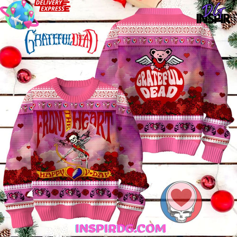 Grateful Dead Happy Valentine 2025 Sweater Grateful Dead Happy Valentine 2025 Sweater