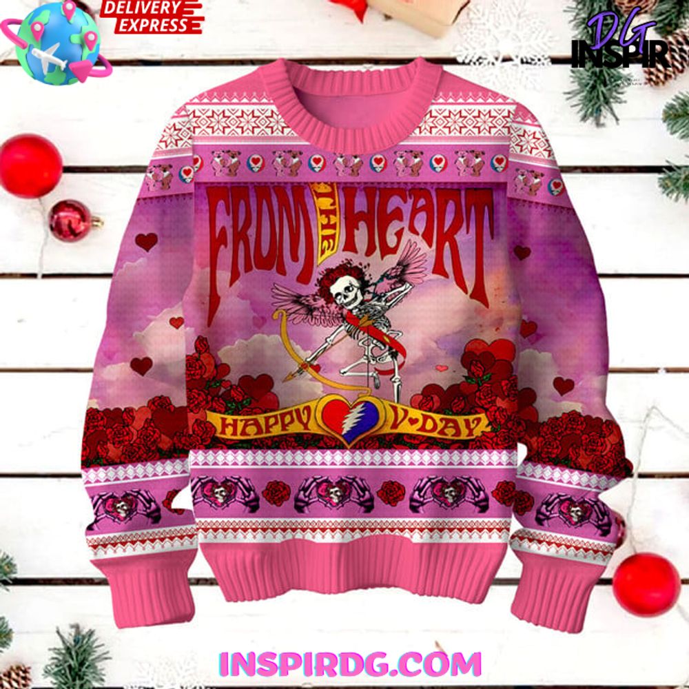Grateful Dead Happy Valentine 2025 Sweater Grateful Dead Happy Valentine 2025 Sweater