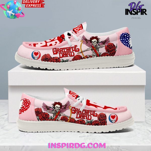 Grateful Dead Happy Valentine Hey Dude Shoes