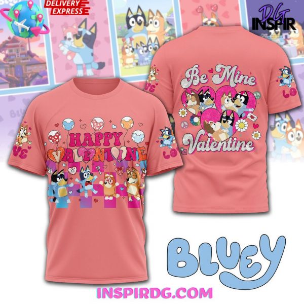Happy Valentine Bluey Special Edition T-Shirt