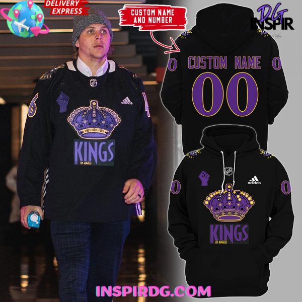 Los Angeles Kings Crown 2025 Adidas Hoodie