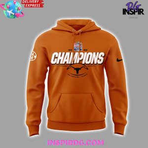 Texas Longhorns Chick Fil A Peach Bowl 2025 Orange Hoodie