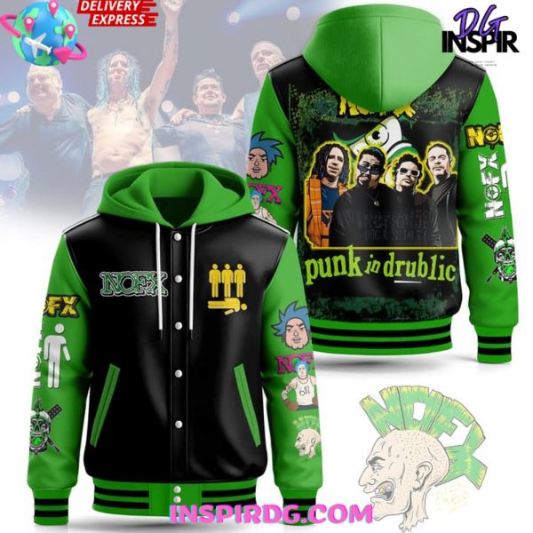 NOFX Punk In Drublic Hooded Varsity Jacket