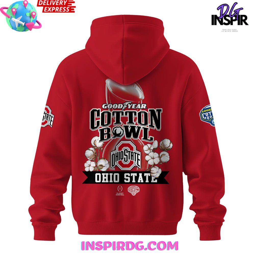 Ohio State NCAA Cotton Bowl Champions 2025 Hoodie Ohio State NCAA Cotton Bowl Champions 2025 Hoodie