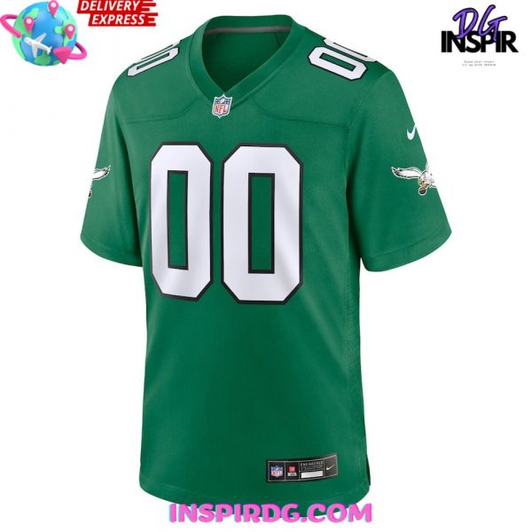 Philadelphia Eagles 2025 Kelly Green Week Football Jersey