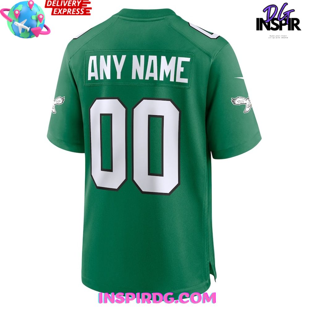 Philadelphia Eagles 2025 Kelly Green Week Football Jersey Philadelphia Eagles 2025 Kelly Green Week Football Jersey