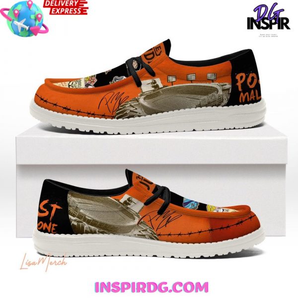 Post Malone Big Ass Stadium Tour 2025 Hey Dude Shoes