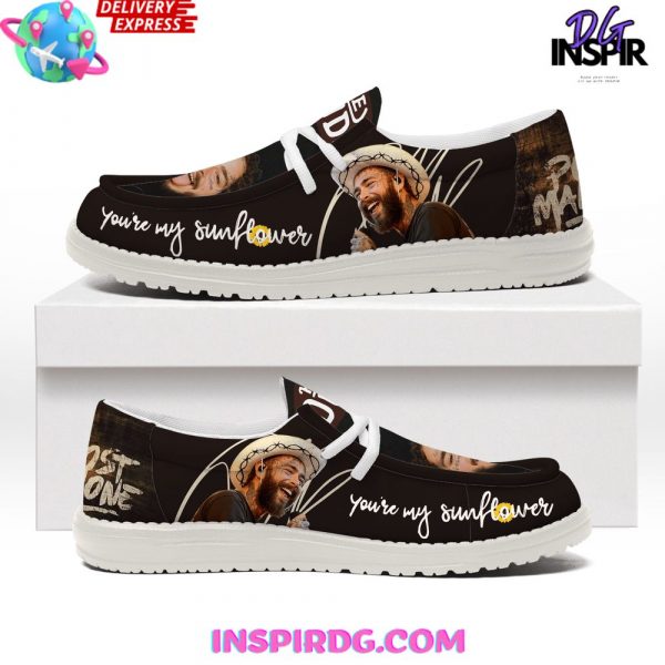 Post Malone Sunflower Limited Edition Hey Dude Shoes