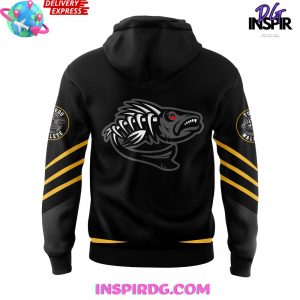 Toledo Walleye Bone Fish Blackout Night Hoodie